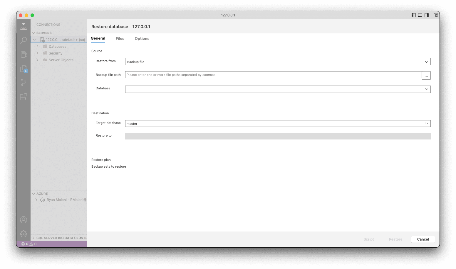 Database Backup