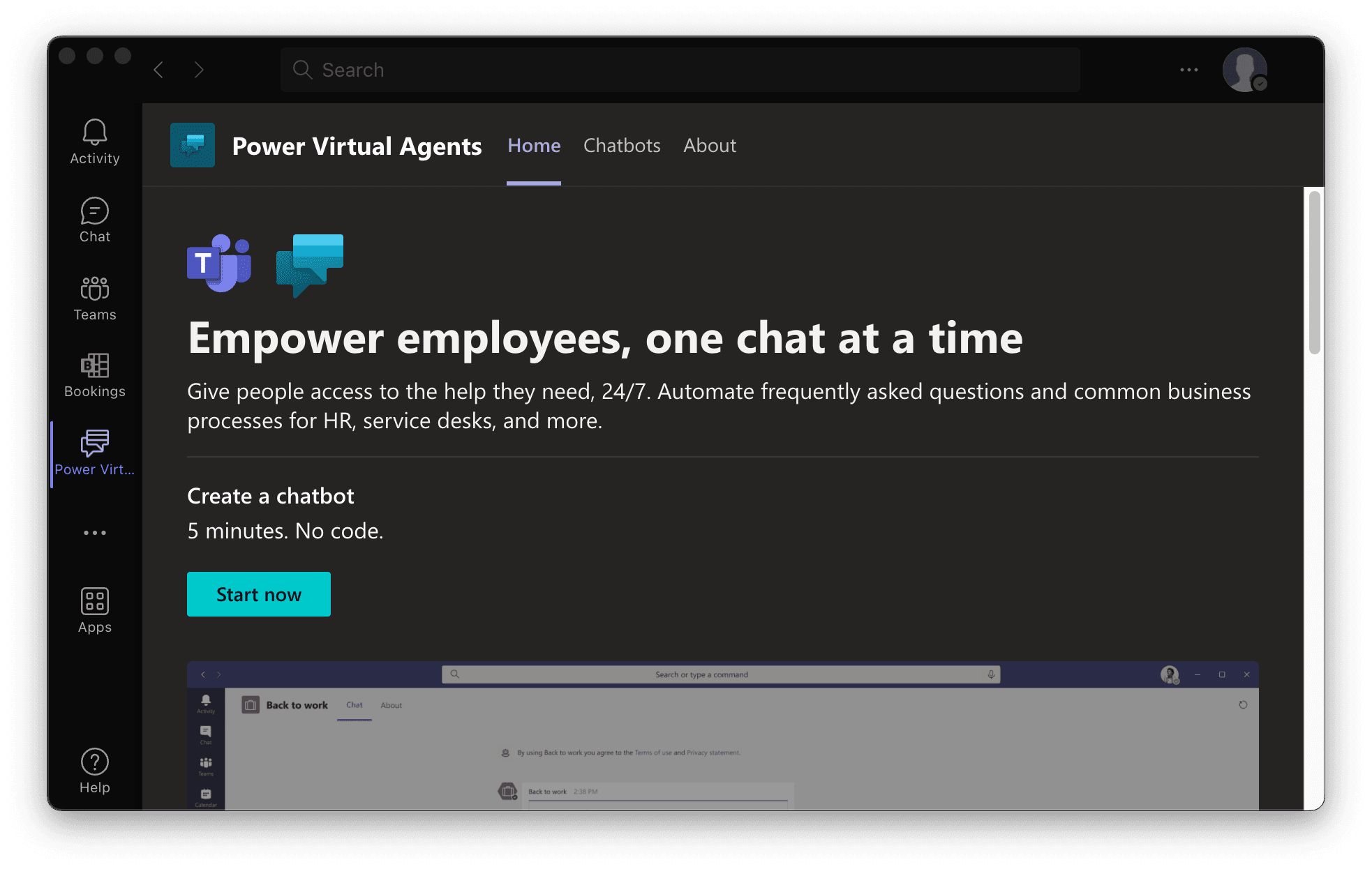 Power Virtual Agents